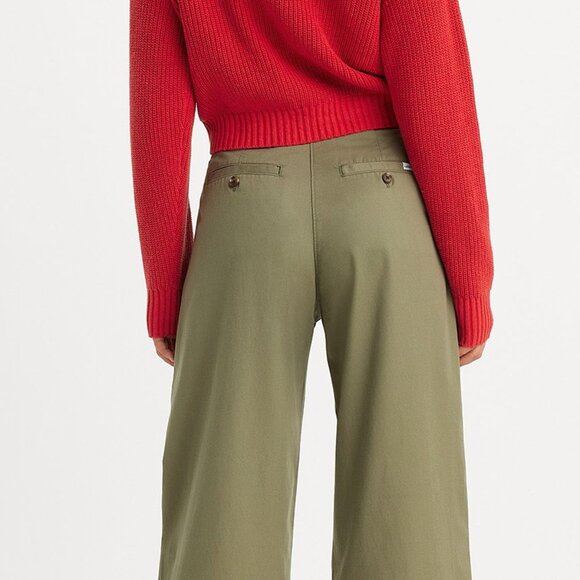 Levi's Premium Pleated Wide Leg Trousers 31 - Picture 6 of 14